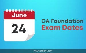ICAI CA Foundation exam dates for June 2023 exams